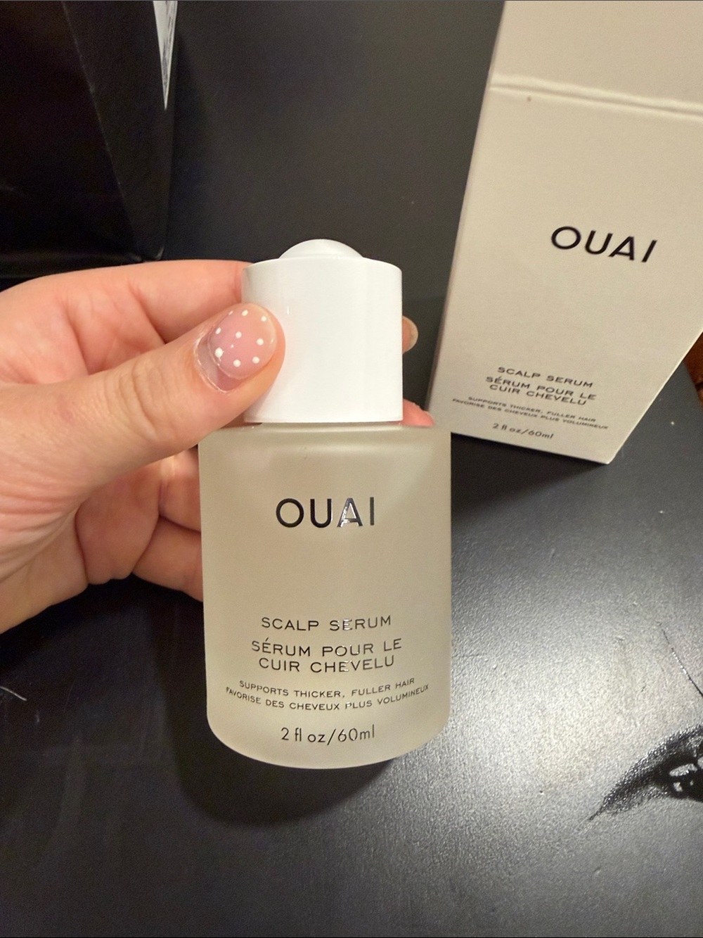 OUAI Scalp Serum - Cream Packaging